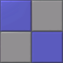 The default UDK texture of blue and grey squares