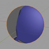 3D preview of the sphere with the applied texture